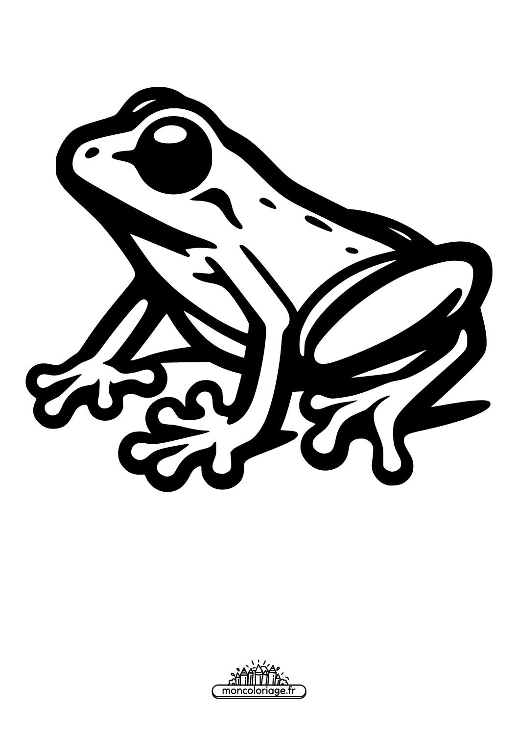 Grenouille sautant