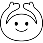 Aperçu du dessin émoji personne faisant un geste ok à imprimer