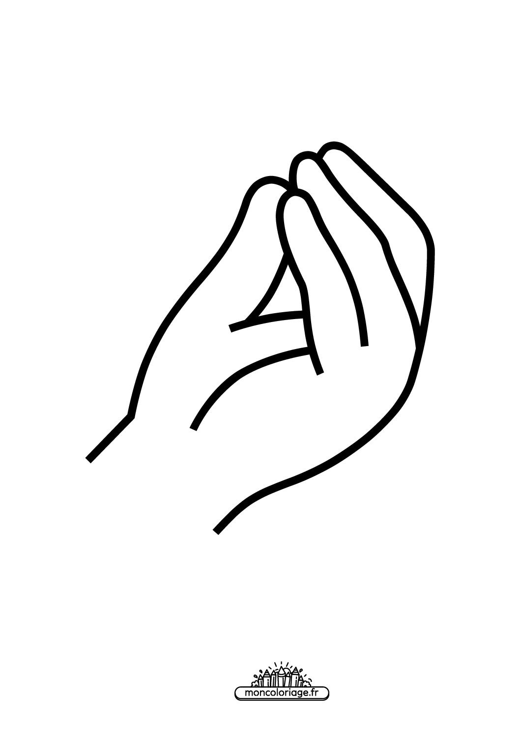 Émoji main pincée