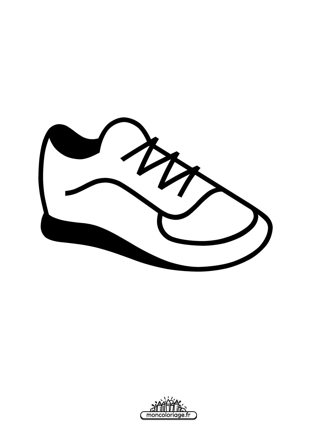 Émoji chaussure de course
