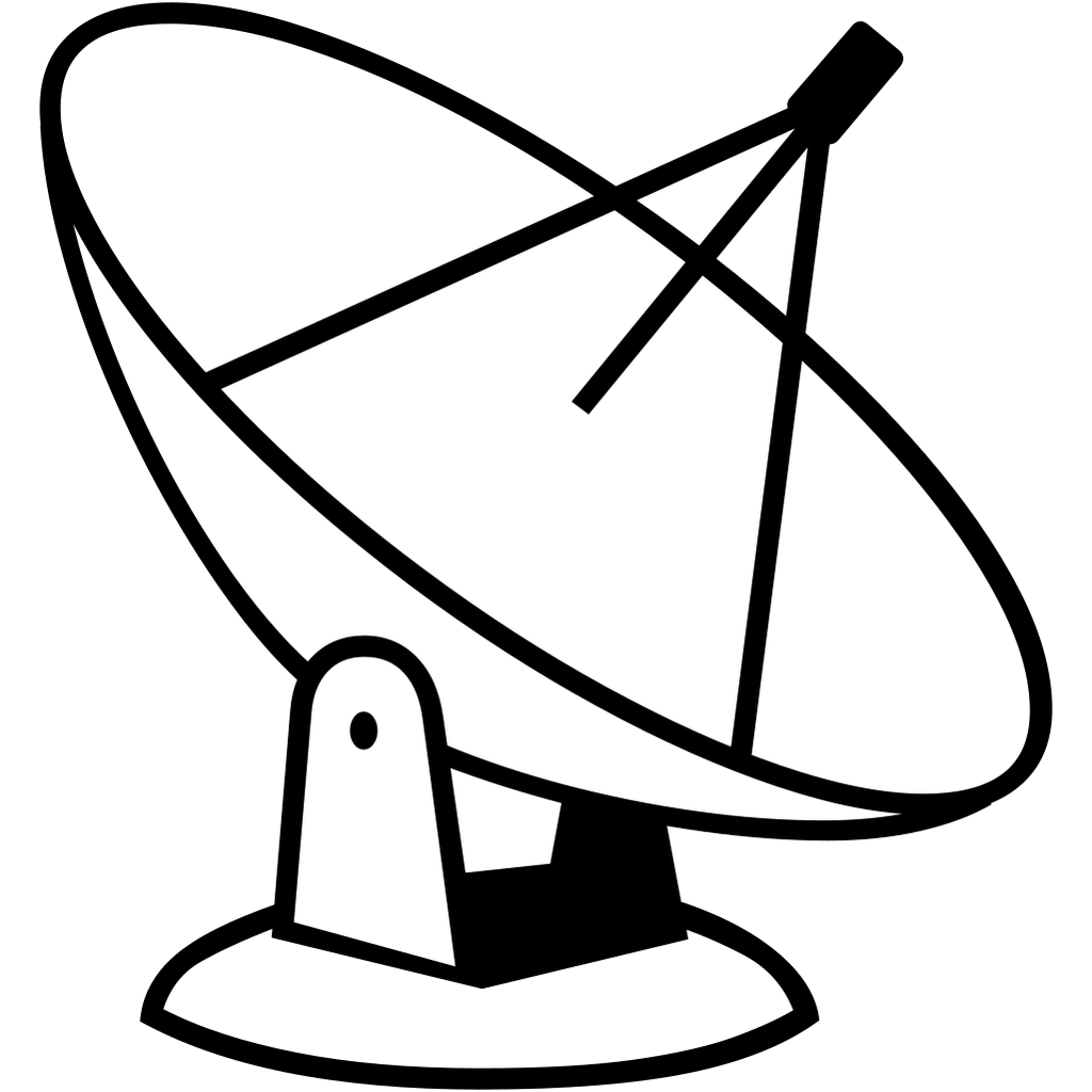 Coloriage Émoji antenne satellite à imprimer gratuit - MonColoriage.fr