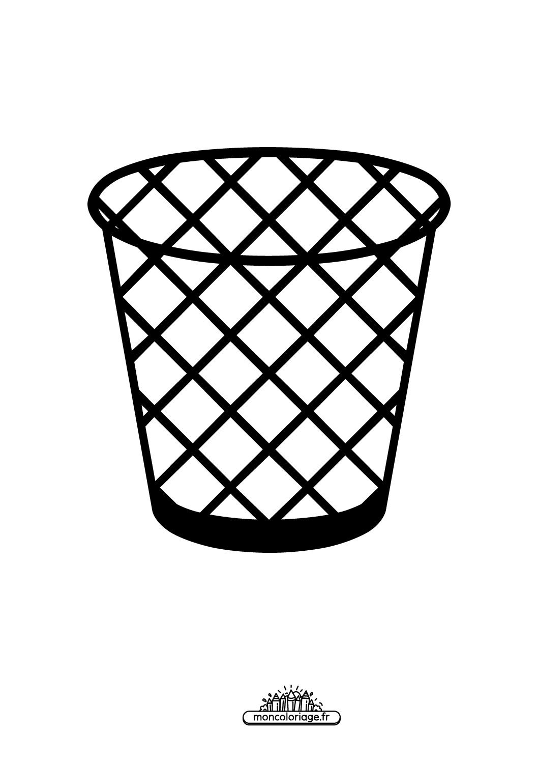 Émoji corbeille