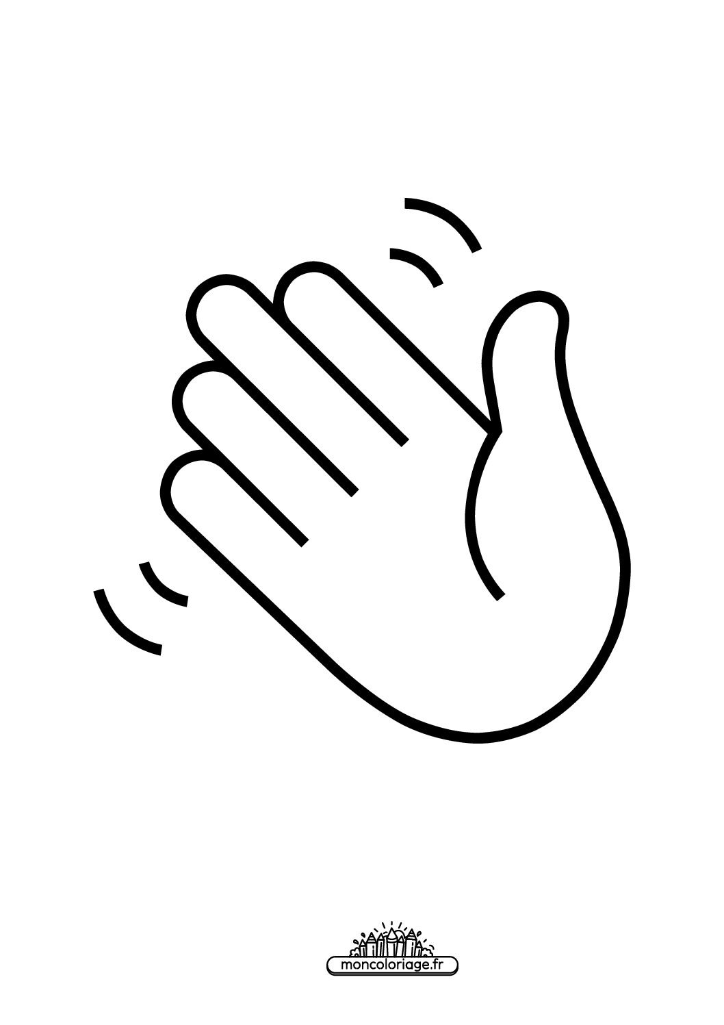Émoji Main Qui Fait Coucou