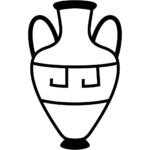 Aperçu du dessin émoji amphore à imprimer