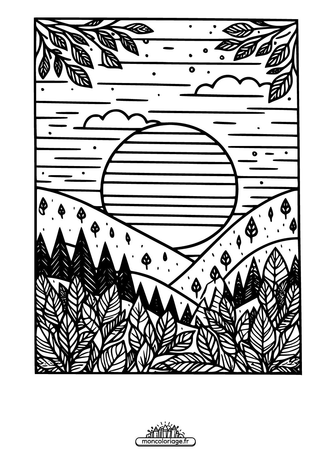 Coucher de soleil d’automne