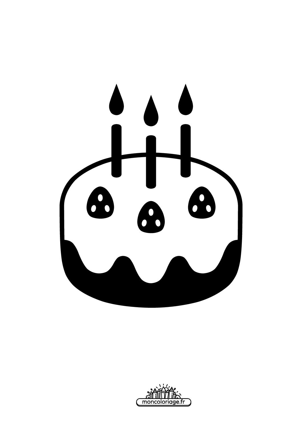 Émoji gâteau d’anniversaire