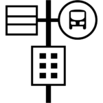 Aperçu du dessin émoji arrêt de bus à imprimer