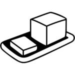Aperçu du dessin émoji beurre à imprimer