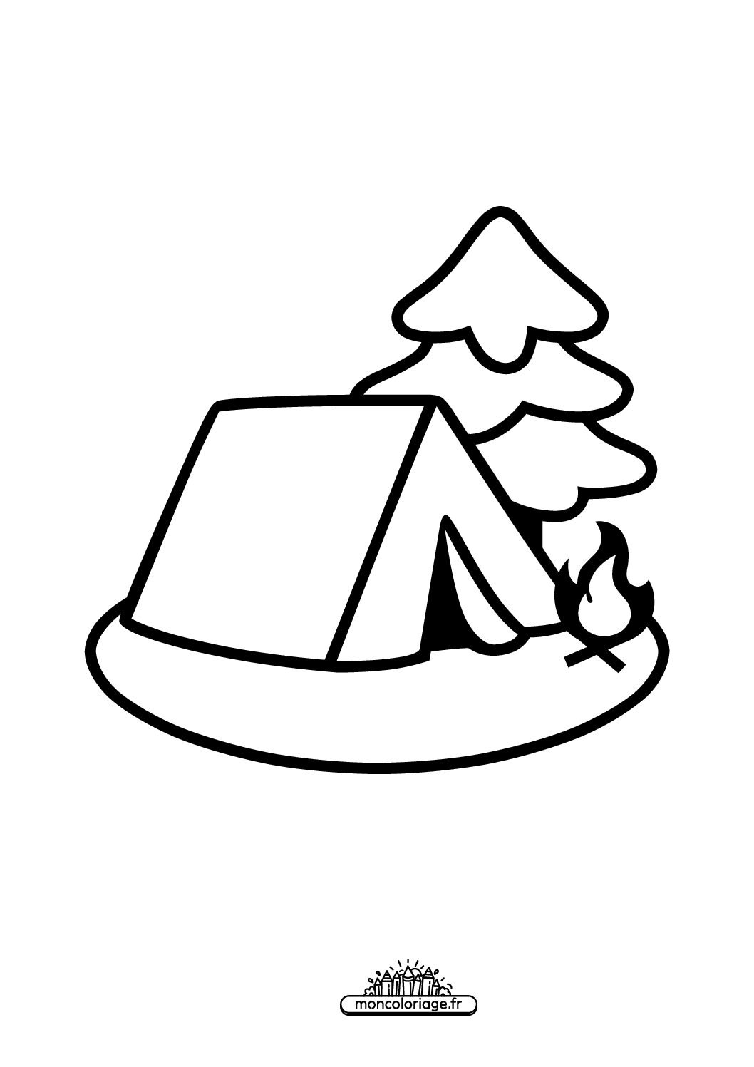 Émoji camping