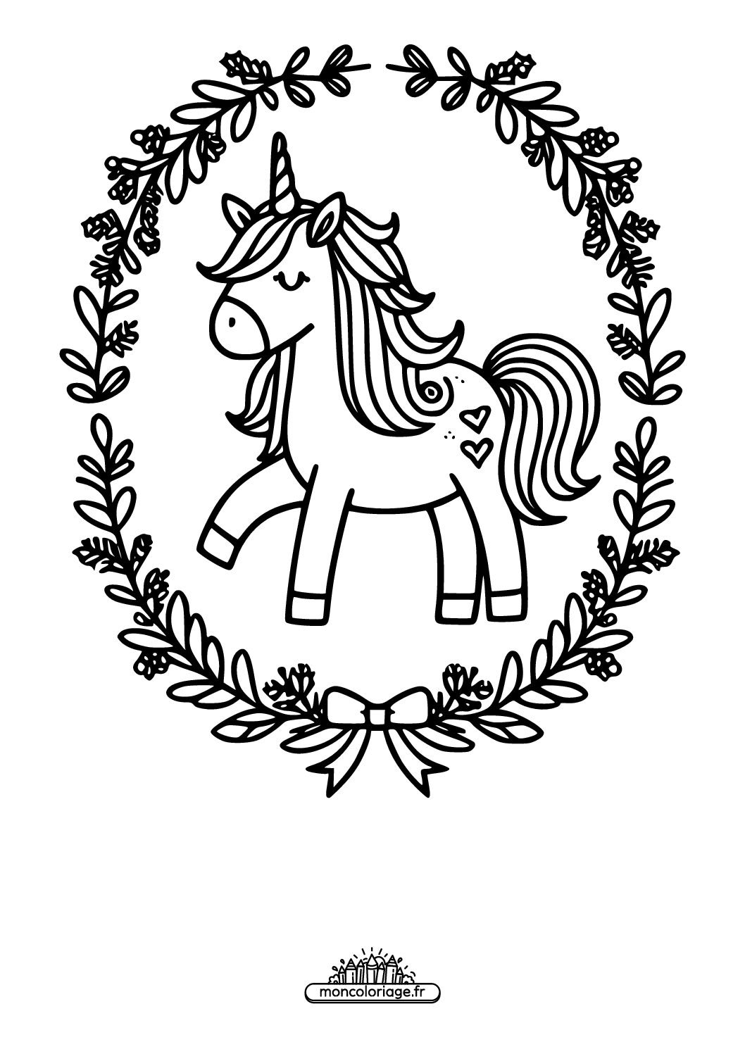 Licorne de Noël