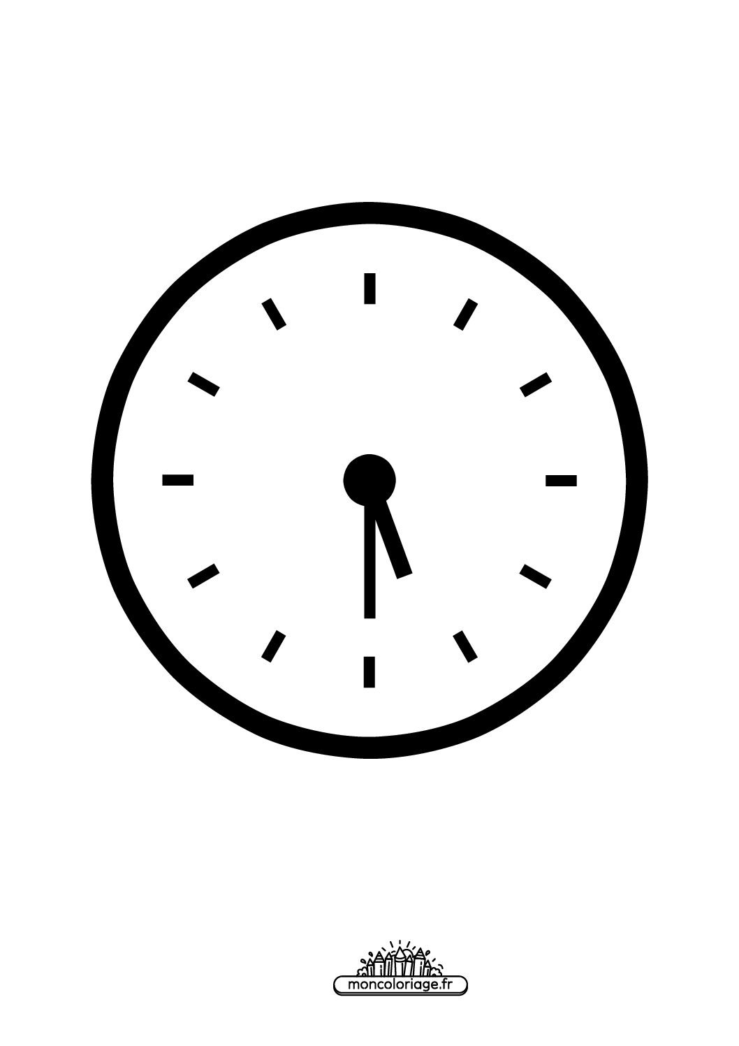 Émoji cinq heures et demie