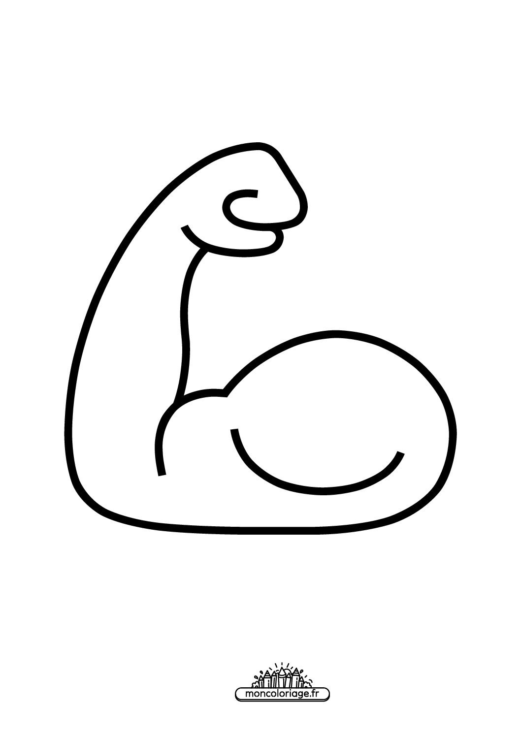 Émoji biceps fléchi