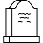 Aperçu du dessin émoji tombe à imprimer