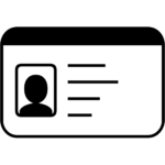 Aperçu du dessin émoji carte d’identification à imprimer