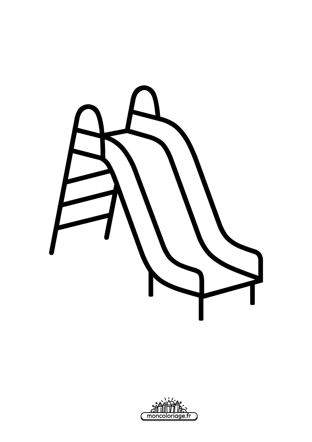 Émoji toboggan de terrain de jeu