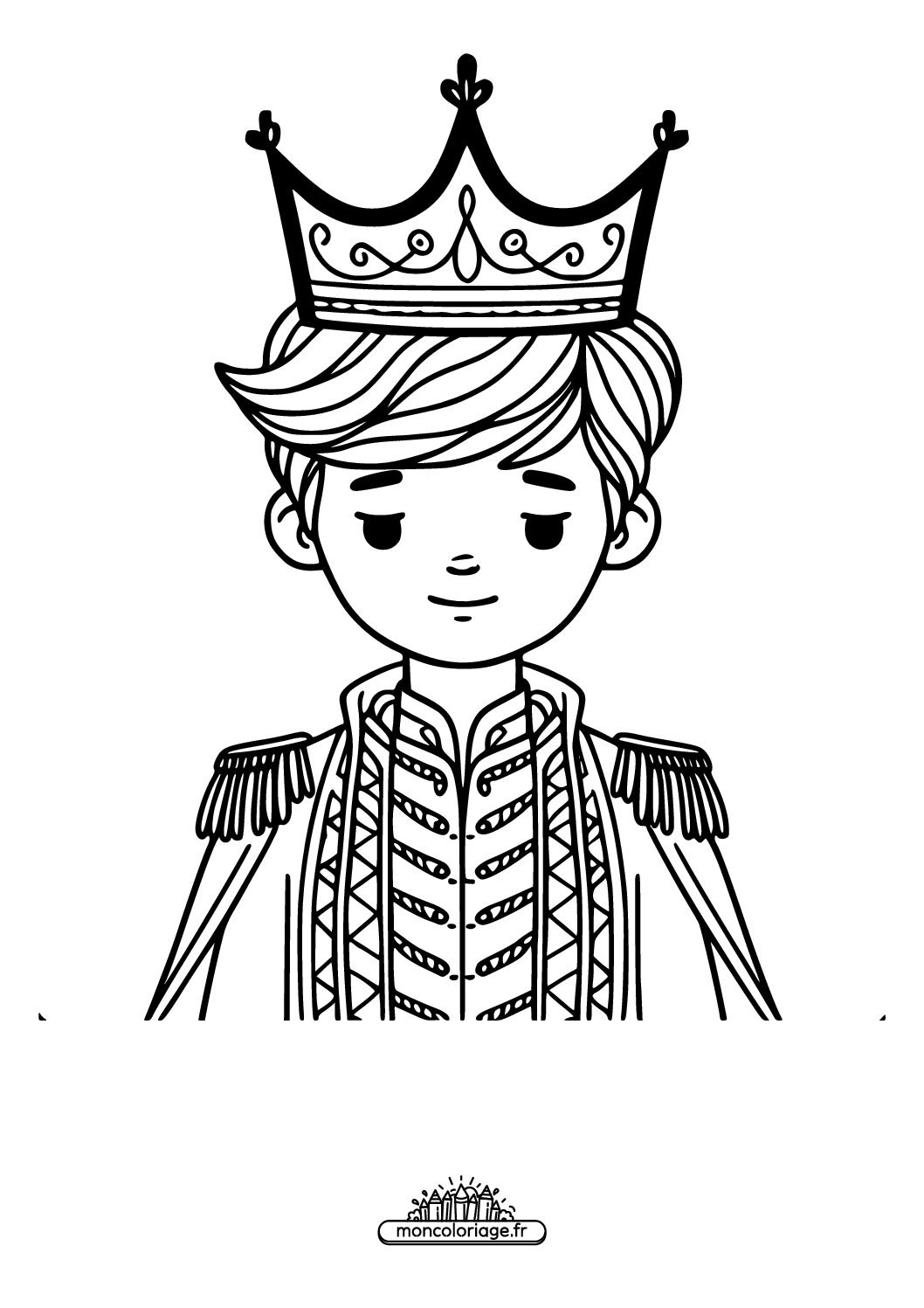 Prince avec une couronne