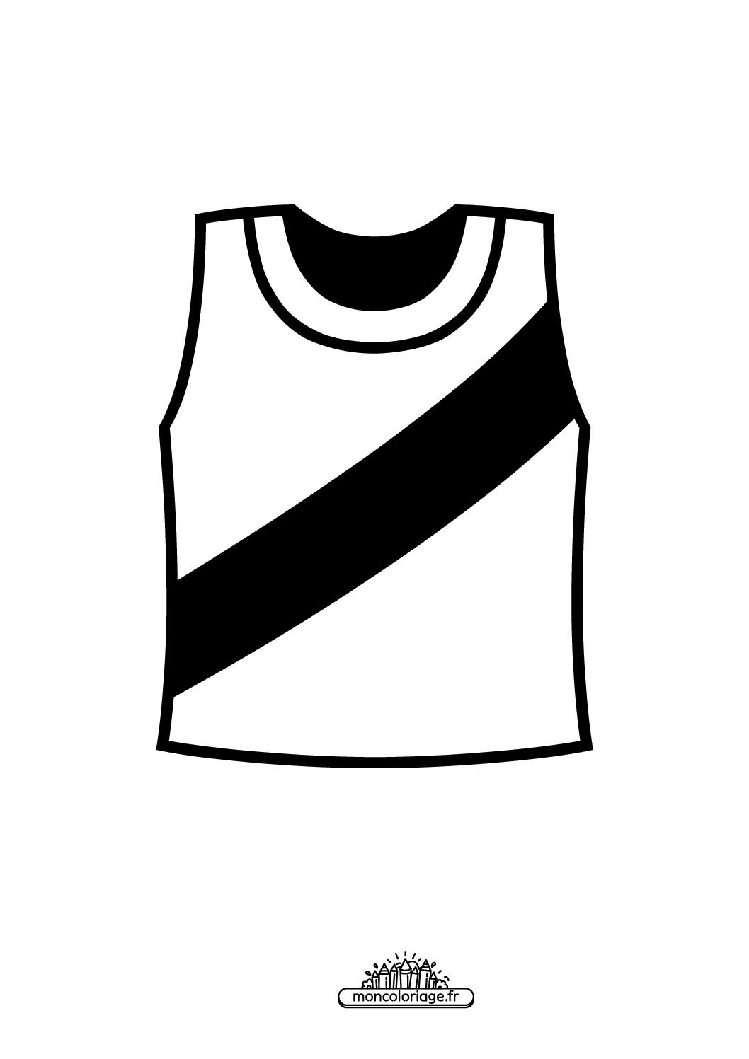 Émoji maillot de course