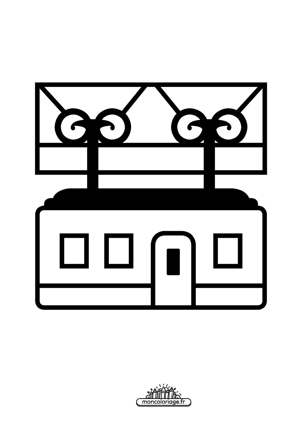 Émoji Train Suspendu