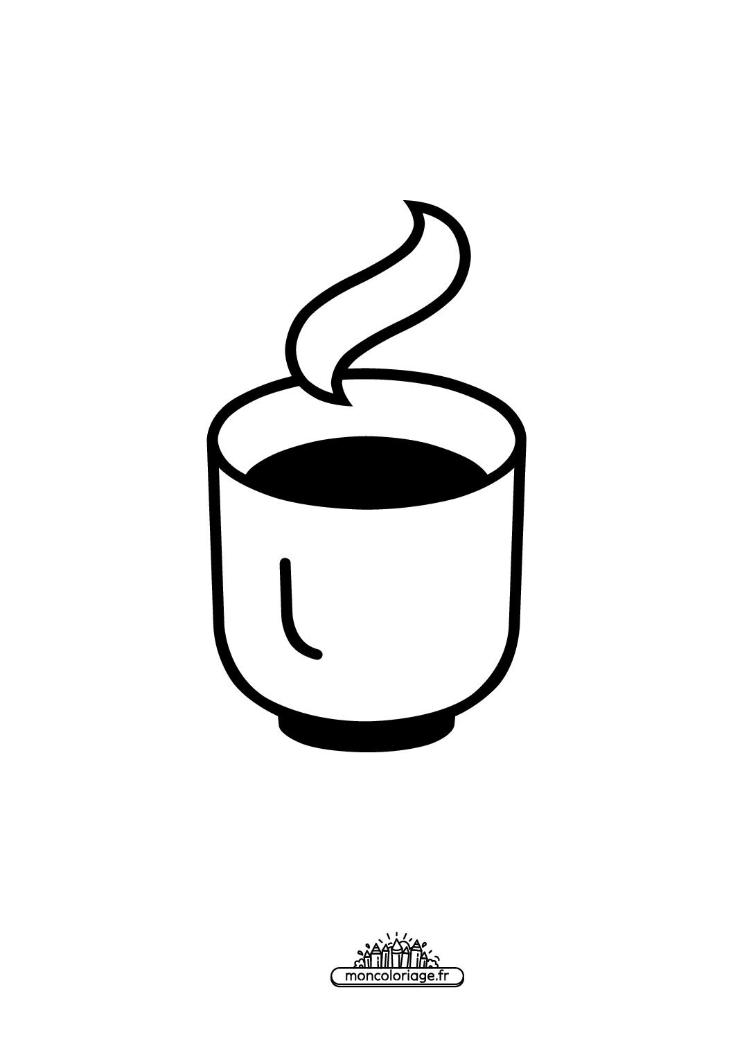 Émoji tasse sans anse