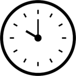 Aperçu du dessin émoji dix heures à imprimer