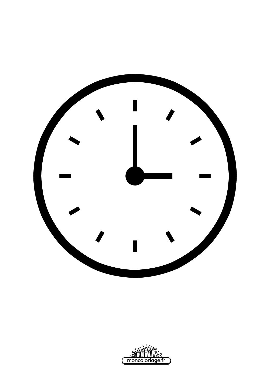 Émoji trois heures