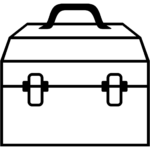 Aperçu du dessin émoji boîte à outils à imprimer