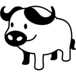 Aperçu du dessin émoji buffle d’eau à imprimer